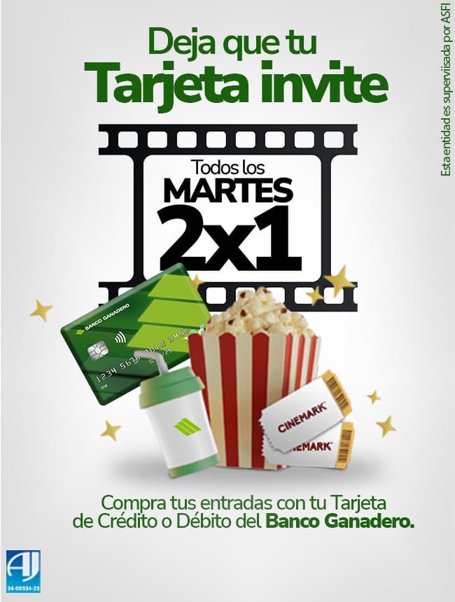 Martes de cine 2x1